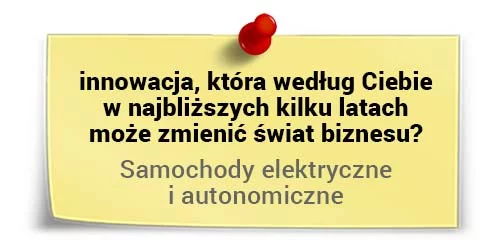 Michał Dziekoński o innowacjach - autonomiczne samochody