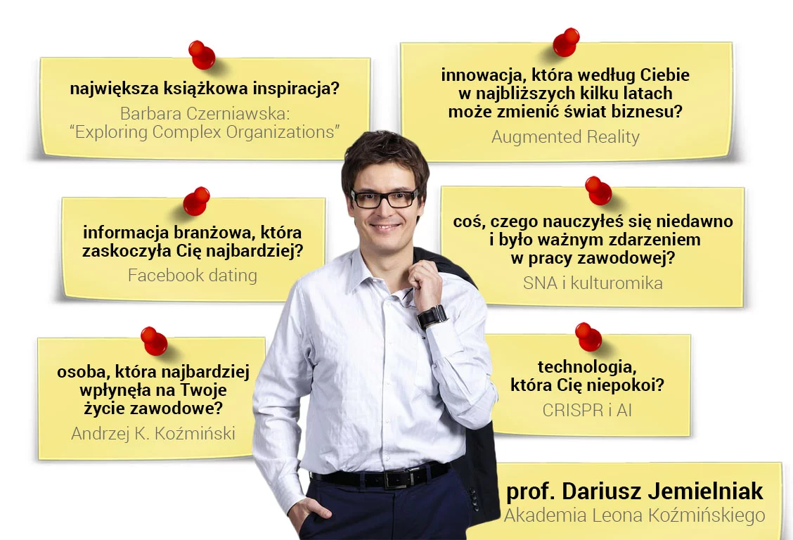 Prof. Dariusz Jemielniak - prelegent XXIII Warsztatów Strategicznych